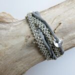 doppeltes Häkel-Armband mit japanischen Glasperlen -2902