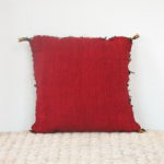 Vintage Kelim Kissen - rot-creme - Metallpailletten – Bild 5