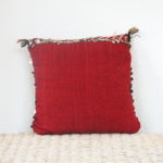 Unikat Kelim Kissen - rot-creme - Metallpailletten – Bild 5