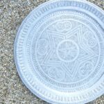 echt-vintage Aluminium Tablett - 'Tazim'