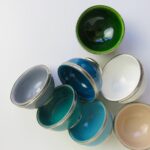 marokkanische Keramik - Schälchen mit Silberrand-3932