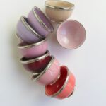 marokkanische Keramik - Schälchen mit Silberrand-3929