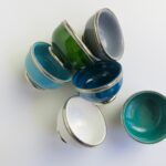 marokkanische Keramik - Schälchen mit Silberrand-3931