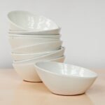 Schale Keramik - schräger Rand-1734