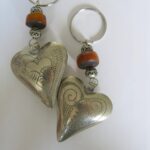 Schlüsselanhänger Silber Herz aus Maillechort Silber-1669