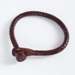 Armband Flechtleder Herren - rund-2316