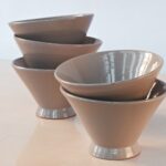 trichterförmige Keramik Schale-2038