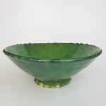 grüne Keramik Servierschale - Marokko-3459