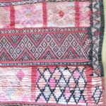 Berber Kelim-Boujaad Teppich Marokko - Coralrot – Bild 4