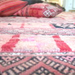 Berber Kelim-Boujaad Teppich Marokko - Coralrot – Bild 6