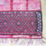 Berber Kelim-Boujaad Teppich Marokko - Coralrot – Bild 8