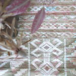 Kelim Teppich rose-taupe pastell - Marokko – Bild 6