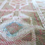 Kelim Teppich rose-taupe pastell - Marokko – Bild 8