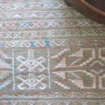 Kelim Teppich rose-taupe pastell - Marokko – Bild 7