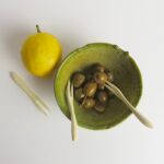 Holzgabel klein aus Zitronenholz-3379