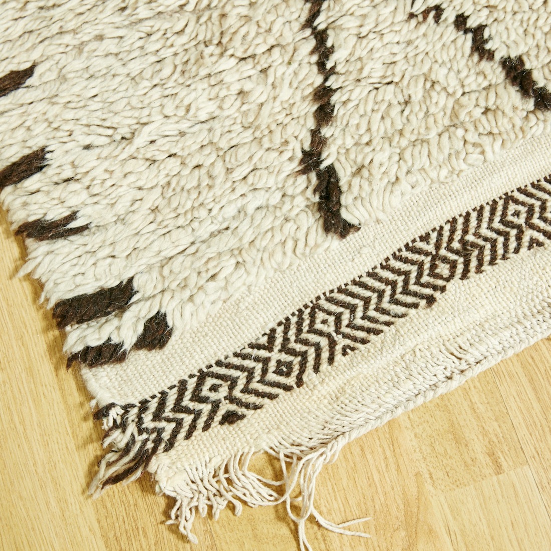 'Beni Ourain' Berberteppich - vintage Unikat-3029