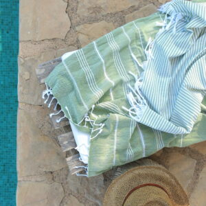 Hamamtuch aus hydrophiler Baumwolle