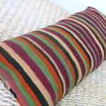 Vintage Kelim Kissen länglich - bordeaux – Bild 6