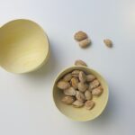 Holzschale aus Zitronenholz mit höherem Rand