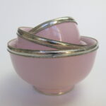 MAROKKANISCHE KERAMIK SCHALEN MIT SILBERRAND - SET 3 SCHALEN – Bild 8