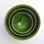 MAROKKANISCHE KERAMIK SCHALEN MIT SILBERRAND - SET 3 SCHALEN – Bild 13