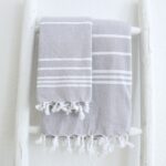 Baumwoll Hamamtuch - Set aus Badetuch und Handtuch – Bild 9