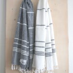 Baumwoll Hamamtuch - SET aus Badetuch oder Handtuch – Bild 7