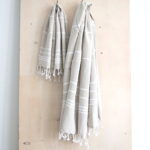 Baumwoll Hamamtuch - Set aus Badetuch und Handtuch – Bild 4