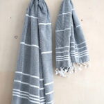 Baumwoll Hamamtuch - Set aus Badetuch und Handtuch – Bild 5