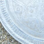 echt vintage Aluminium Tablett - 'YADE' – Bild 6