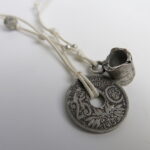 Unikat-Kette mit alter Münze und Berber Silberperlen – Bild 7