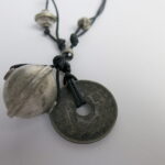 Unikat-Kette mit alter Münze und Berber Silberperlen – Bild 5