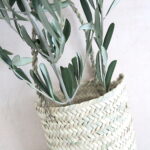 Handgemachter kleiner Korb mit Aufhängung - längliche Form – Bild 2