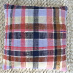 Kissen bunt kariert - aus vintage Berberdecke – Bild 5