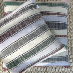 Vintage Kissen aus Berberdecke - gestreift – Bild 6