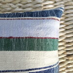 Vintage Kissen aus Berberdecke - gestreift – Bild 5