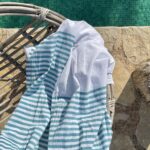 Gestreiftes Tuch - leichte Baumwoll-Qualität – Bild 7