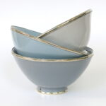 Marokkanische Keramik - Schale mit Silberrand – Bild 4