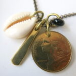 'lucky charm' - Lange Halskette mit Kauri Muscheln - handmade in Ibiza – Bild 8