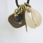 'lucky charm' - Kette mit Obsidian Stein - handmade in Ibiza – Bild 5