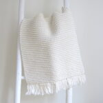 Handgestrickter Badteppich aus Baumwolle – Bild 3