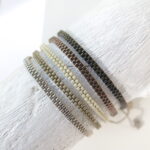 Metallic Armband peyote Technik – Bild 14