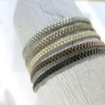 Metallic Armband peyote Technik – Bild 15