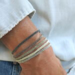 Metallic Armband peyote Technik – Bild 11