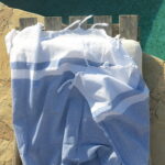 Feines Baumwolltuch - uni mit weissem Blockstreifen – Bild 9