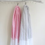 Gestreiftes Tuch - leichte Baumwoll-Qualität – Bild 9