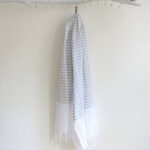 Gestreiftes Tuch - leichte Baumwoll-Qualität – Bild 22