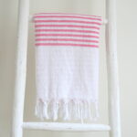 Gestreiftes Tuch - leichte Baumwoll-Qualität – Bild 16