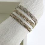 Häkel Armband im metallic look – Bild 11