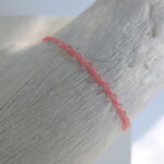 2mm Cherry Quarz Edelsteine an feinem Häkel-Armband – Bild 7